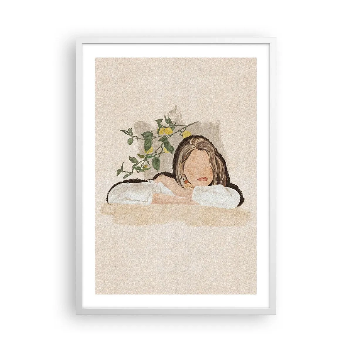 Plakat w białej ramie - Piękność południa - 50x70 cm