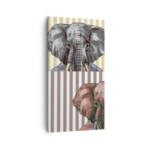 Obraz na płótnie - Elegancki z natury - 55x100 cm