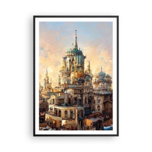 Plakat w czarnej ramie - Miasto miast - 70x100 cm