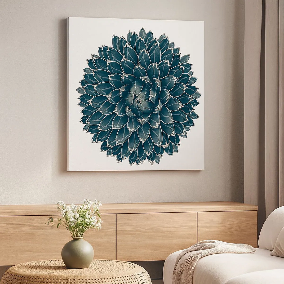 Obraz na płótnie - Gwiazda pustyni - 30x30 cm