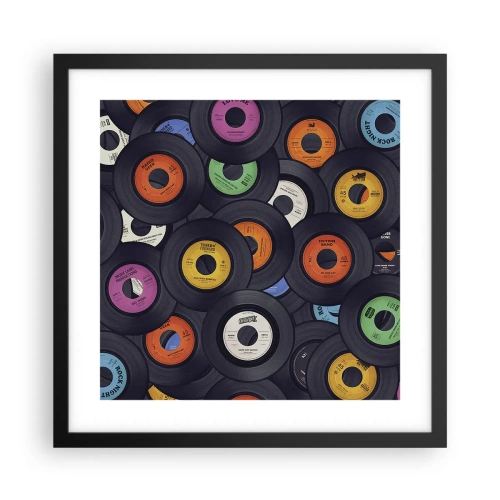 Plakat w czarnej ramie - Kolory klasyki - 40x40 cm