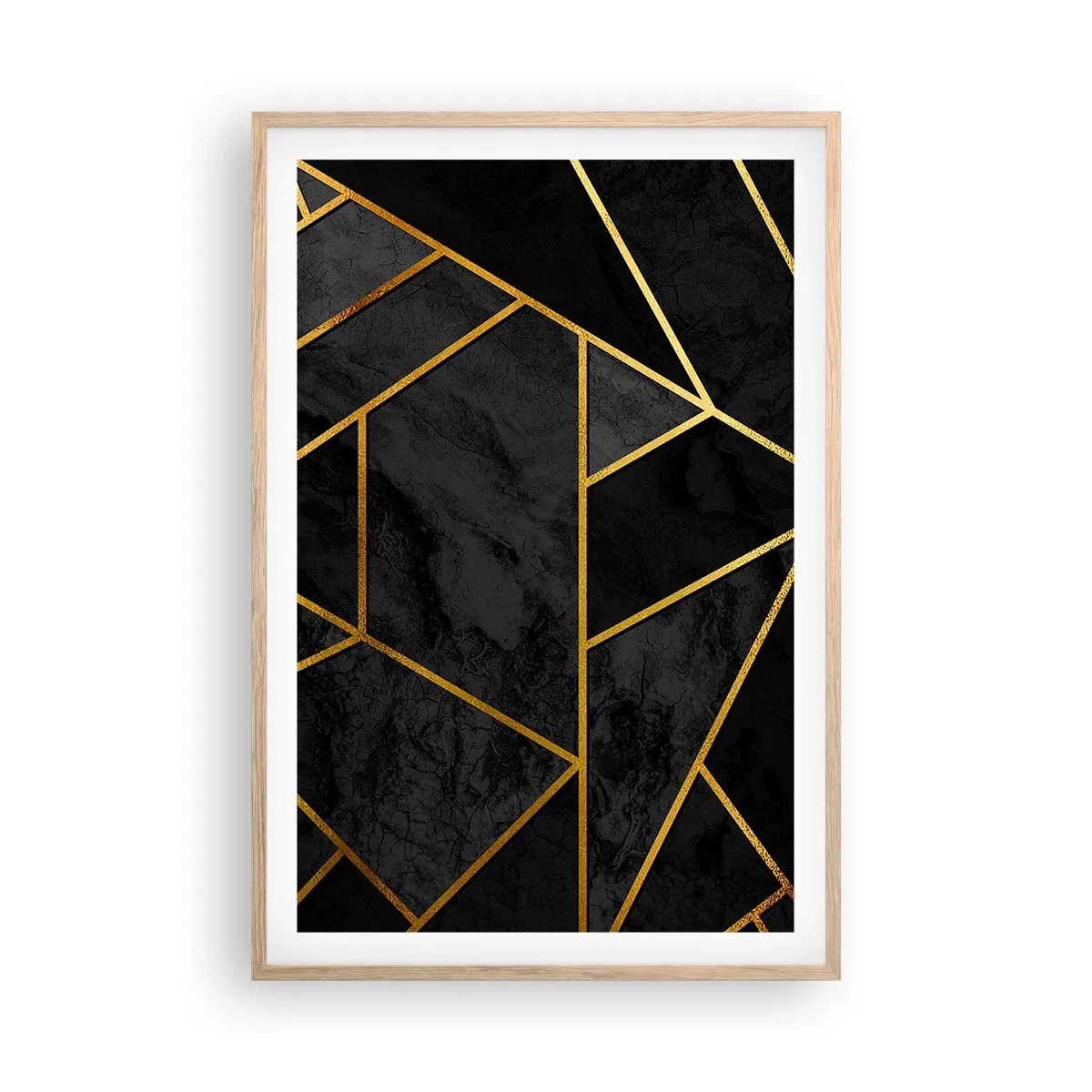 Plakat w ramie jasny dąb - Mrok i blask - 61x91 cm