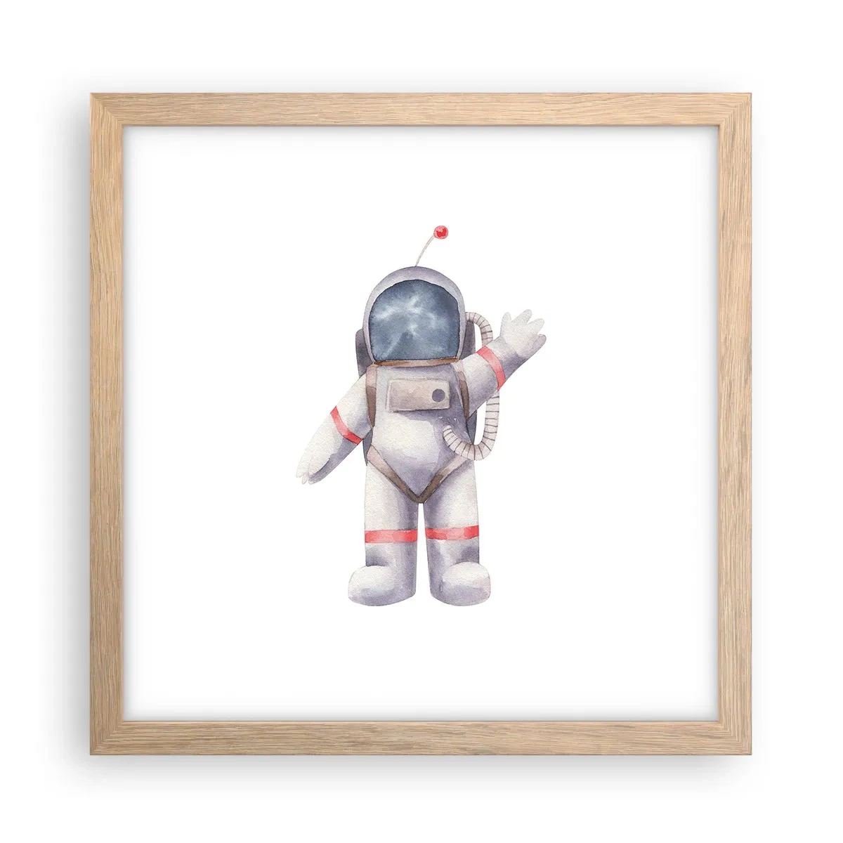 Plakat w ramie jasny dąb - To na razie! - 30x30 cm