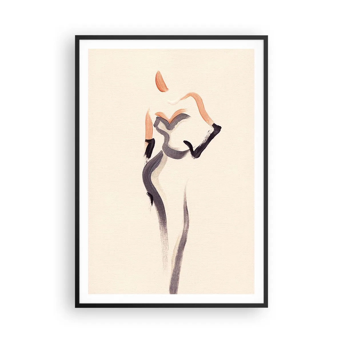 Plakat w czarnej ramie - Ze złotych lat Hollywood - 70x100 cm