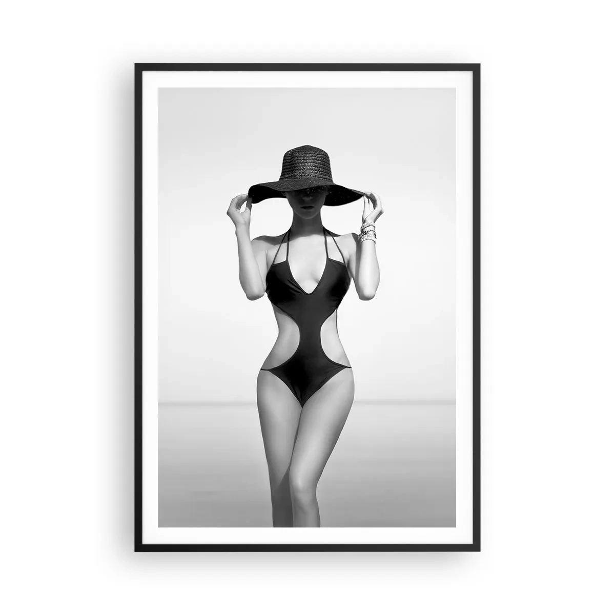 Plakat w czarnej ramie - Na imię mi: Elegancja - 70x100 cm