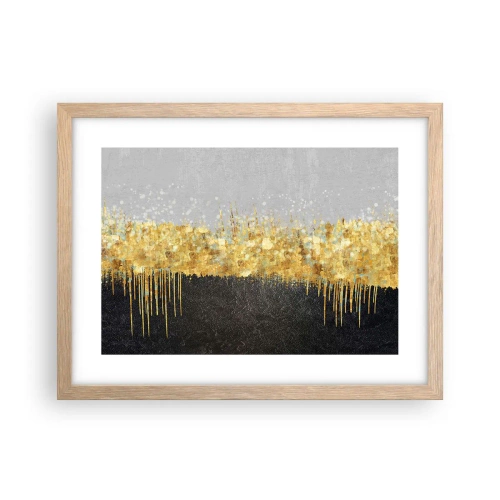 Plakat w ramie jasny dąb - W głąb i ku górze - 40x30 cm