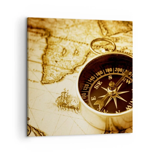 Obraz na płótnie - Na wschód czy na zachód? - 50x50 cm