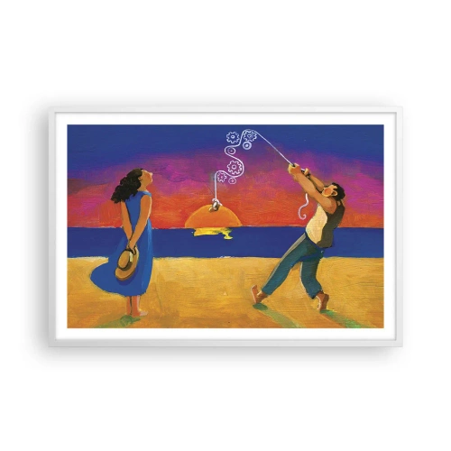 Plakat w białej ramie - Więcej niż gwiazdka z nieba - 91x61 cm