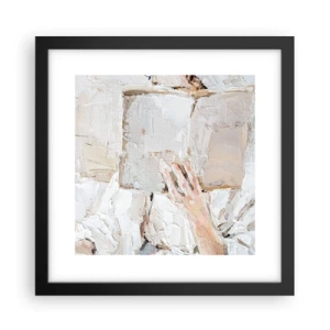 Plakat w czarnej ramie - W innym świecie - 30x30 cm