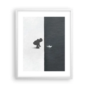 Plakat w białej ramie - Wielka wyprawa - 40x50 cm