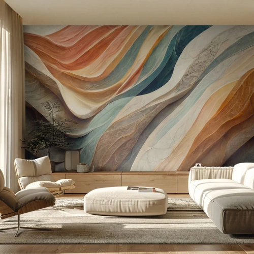 Fototapeta Premium Sand - Chwila przed zmianą - Tekstura, Wzór, Jasny - 300x210 cm