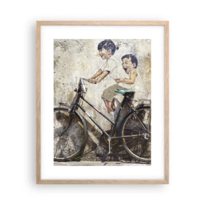 Plakat w ramie jasny dąb - Prawda czy fałsz? - 40x50 cm