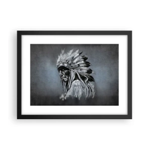 Plakat w czarnej ramie - Powrót do korzeni - 40x30 cm