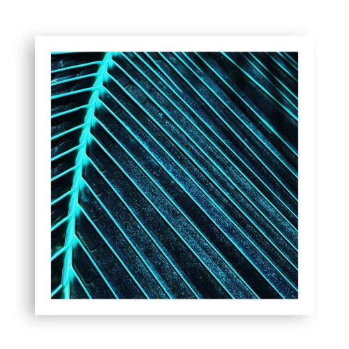 Plakat - Faktura zieleni - 60x60 cm