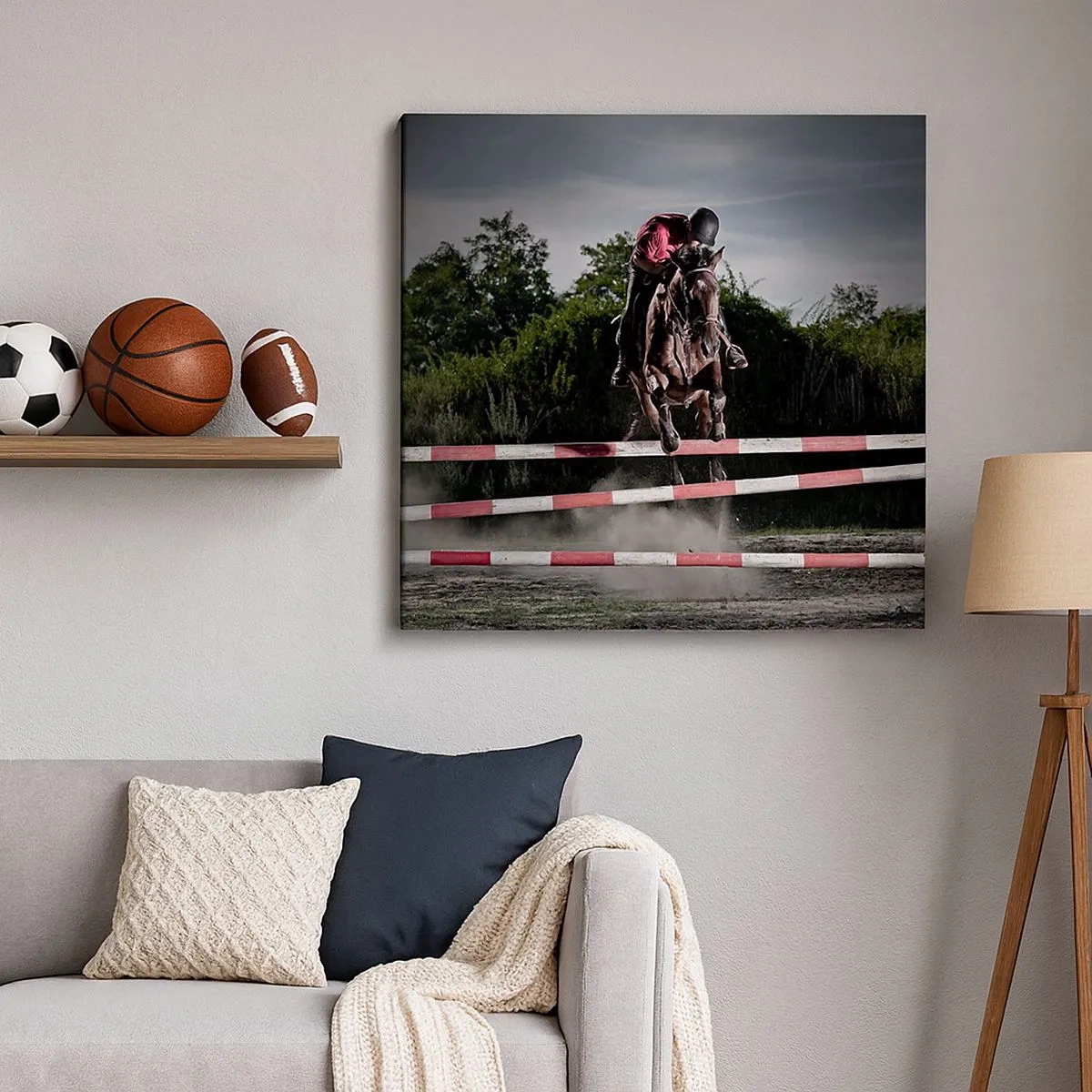 Obraz na płótnie - Razem po zwycięstwo - 30x30 cm