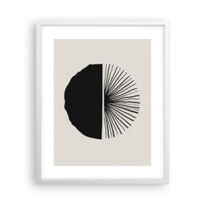 Plakat w białej ramie - Wachlarz możliwości - 40x50 cm
