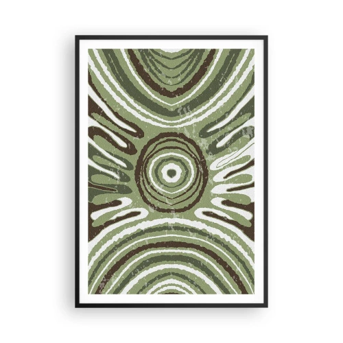 Plakat w czarnej ramie - Eksplozja emocji - 70x100 cm