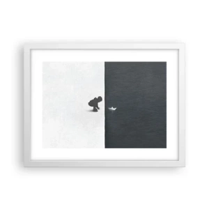 Plakat w białej ramie - Wielka wyprawa - 40x30 cm