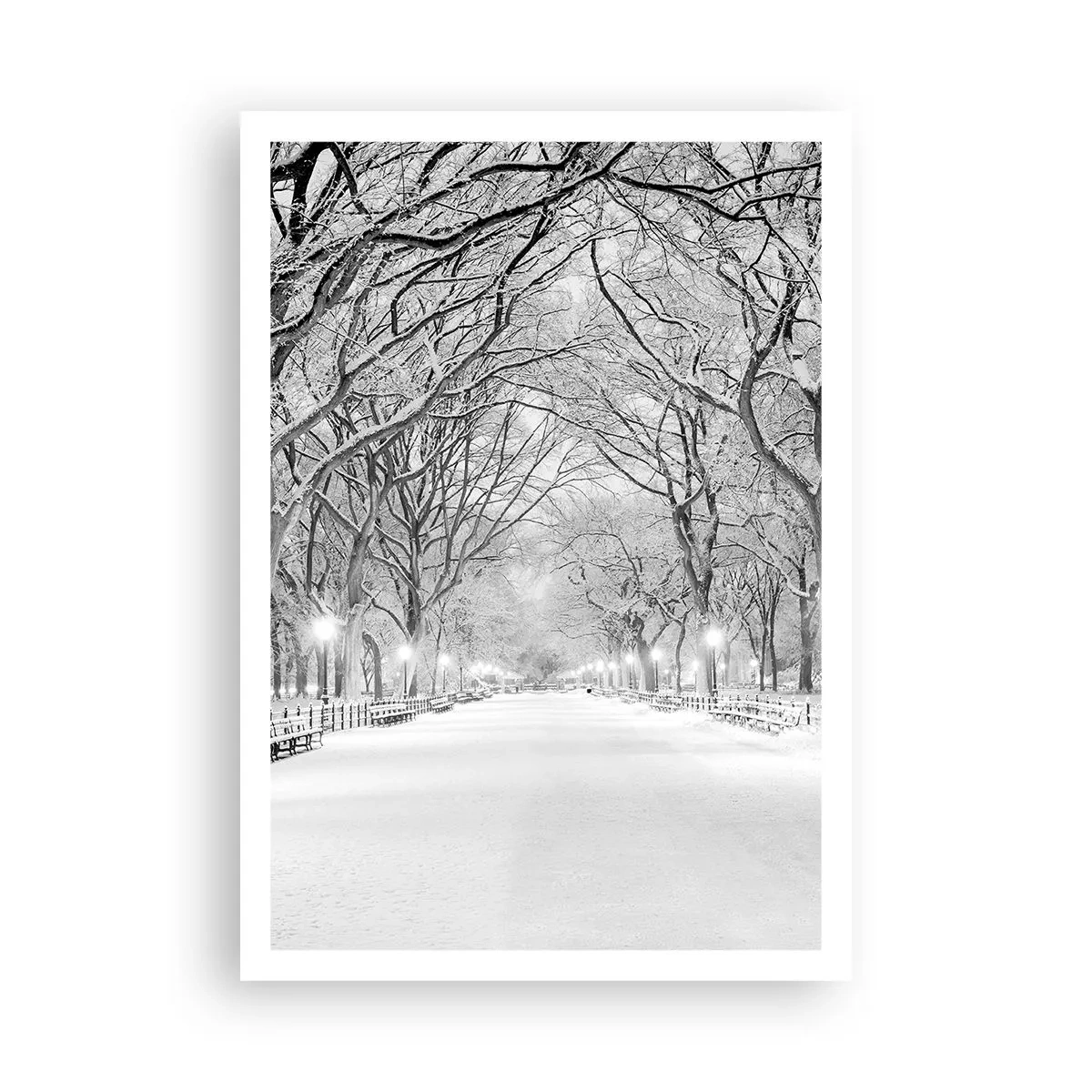 Plakat - Cztery pory roku – zima - 70x100 cm