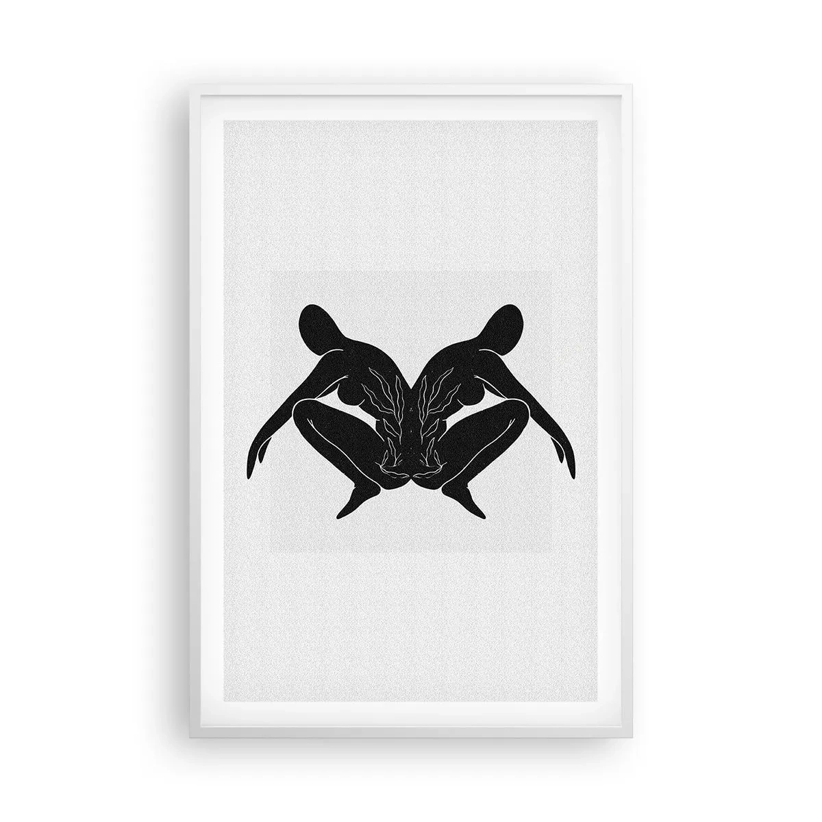 Plakat w białej ramie - Wspólna dusza - 61x91 cm