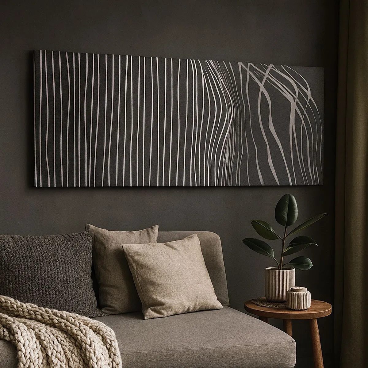 Obraz na płótnie - Rytm i akcent - 100x40 cm