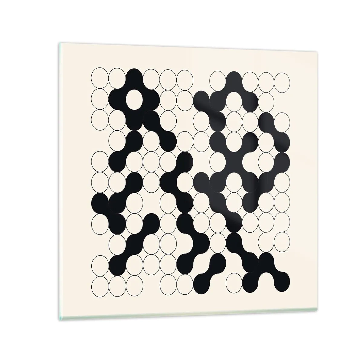Obraz na szkle - Chińska gra – wariacja - 60x60 cm