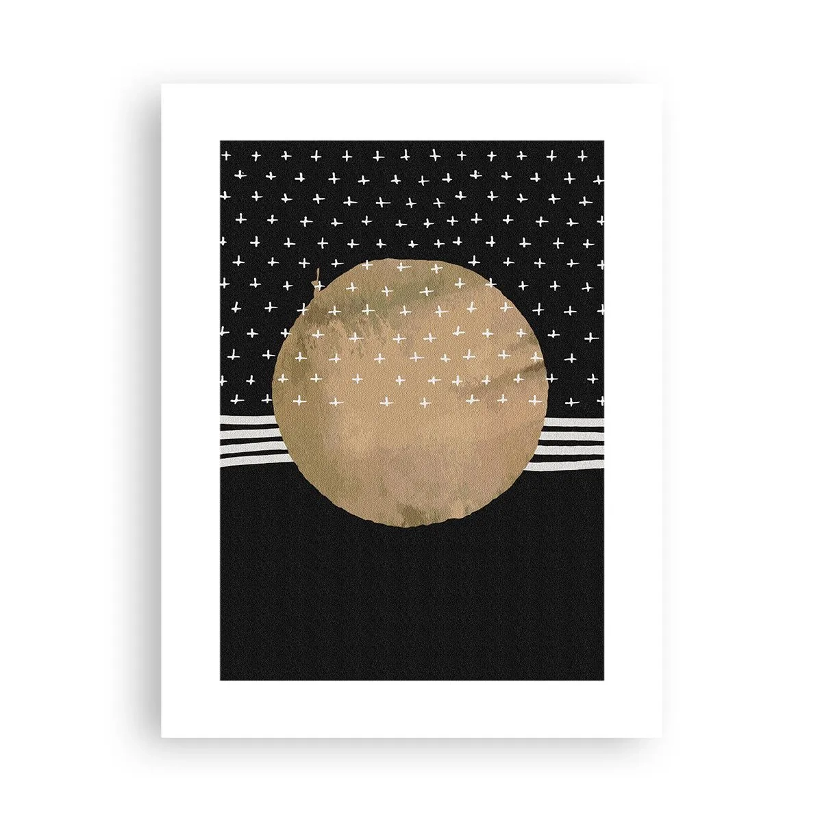 Plakat - Kompozycja: flaga galaktyki - 30x40 cm