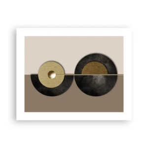 Plakat - Wariacje wokół koła - 50x40 cm
