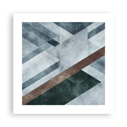 Plakat - Wyszukana elegancja geometrii - 40x40 cm