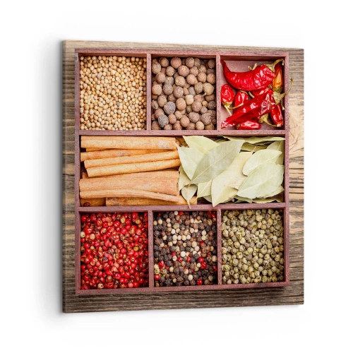 Obraz na płótnie - Porządek kształtów, bukiet aromatów - 50x50 cm