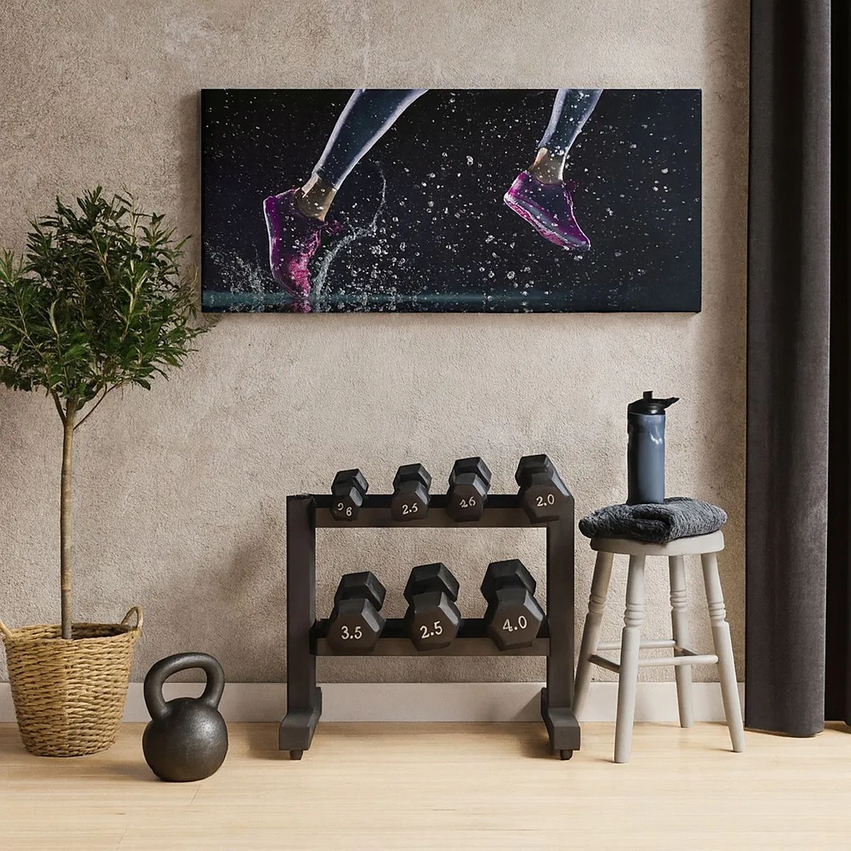 Obraz na płótnie - Ile sił w nogach - 100x40 cm