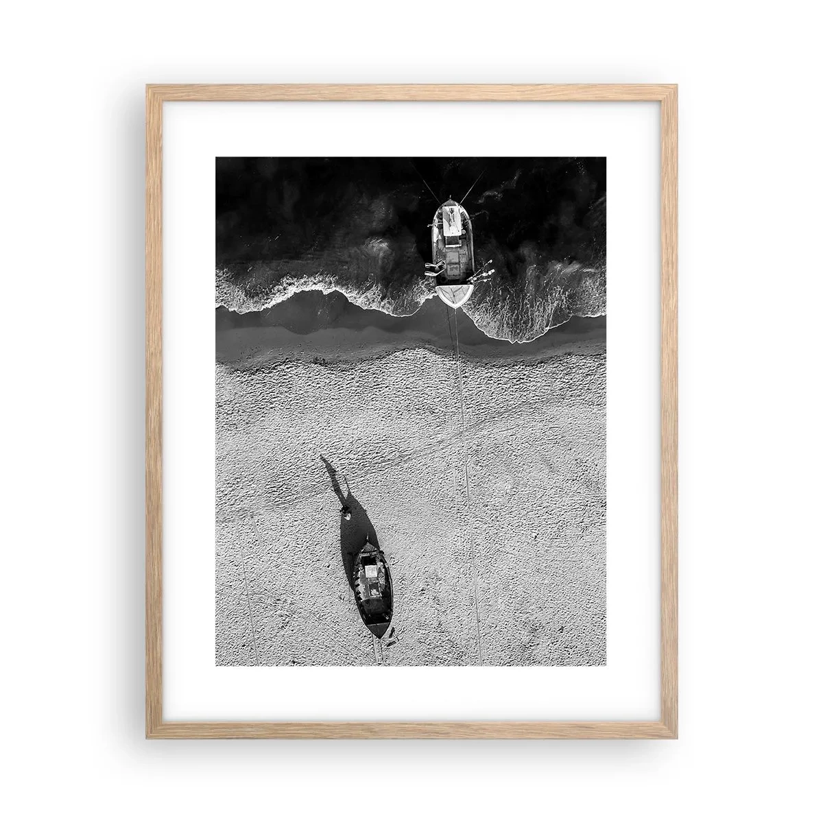 Plakat w ramie jasny dąb - Jeszcze na brzegu… - 40x50 cm