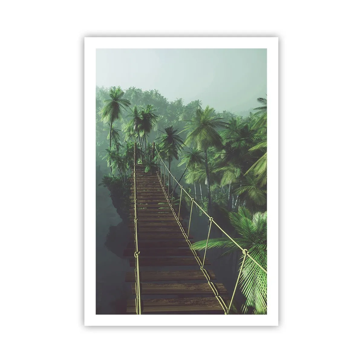 Plakat - Nad kipielą zieleni - 61x91 cm