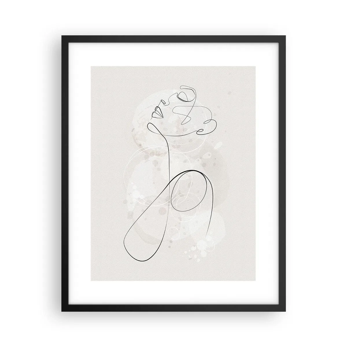 Plakat w czarnej ramie - Spirala piękna - 40x50 cm