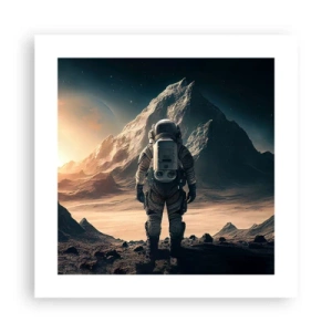 Plakat - Nowe wyzwanie - 40x40 cm