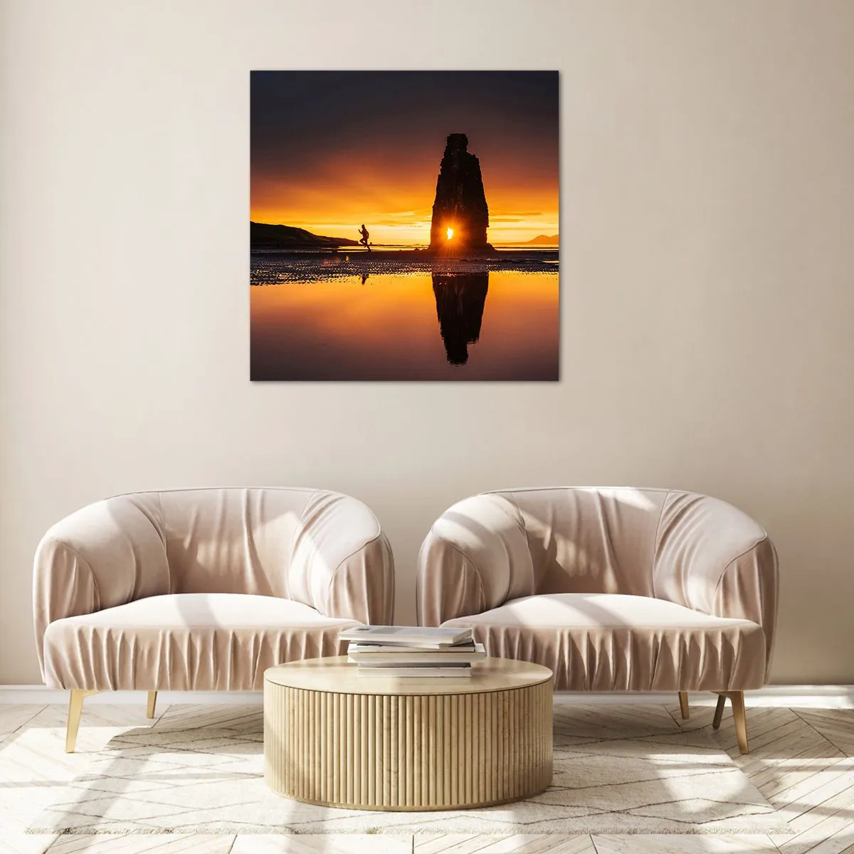 Obraz na szkle - Tylko ty i natura - 30x30 cm