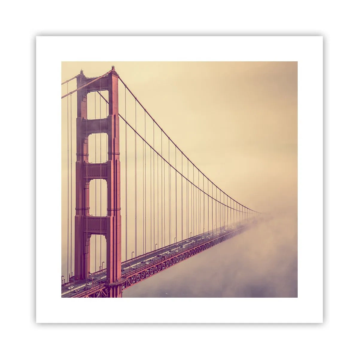 Plakat - Między niebem a ziemią - 40x40 cm