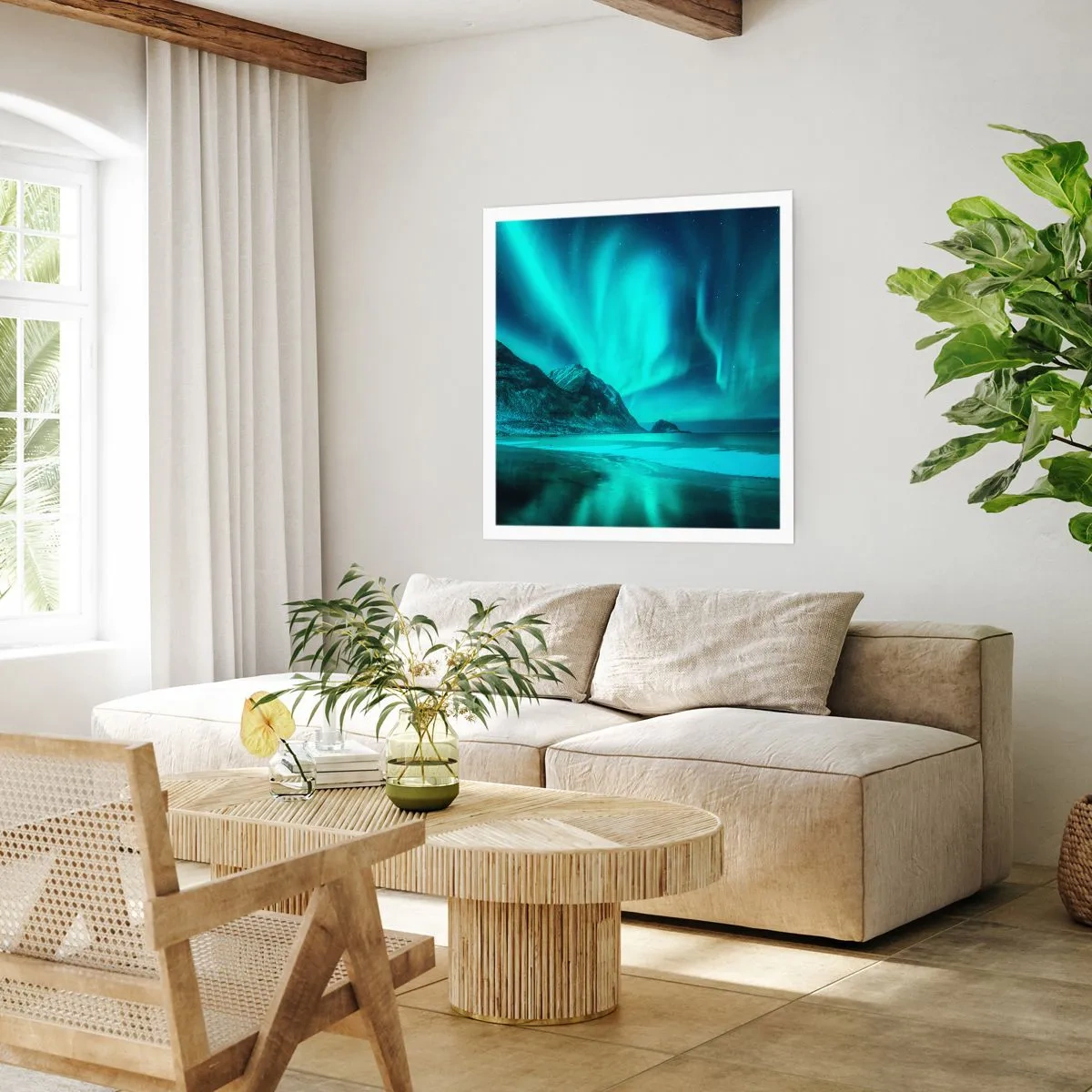 Plakat - Cuda północy - 50x50 cm