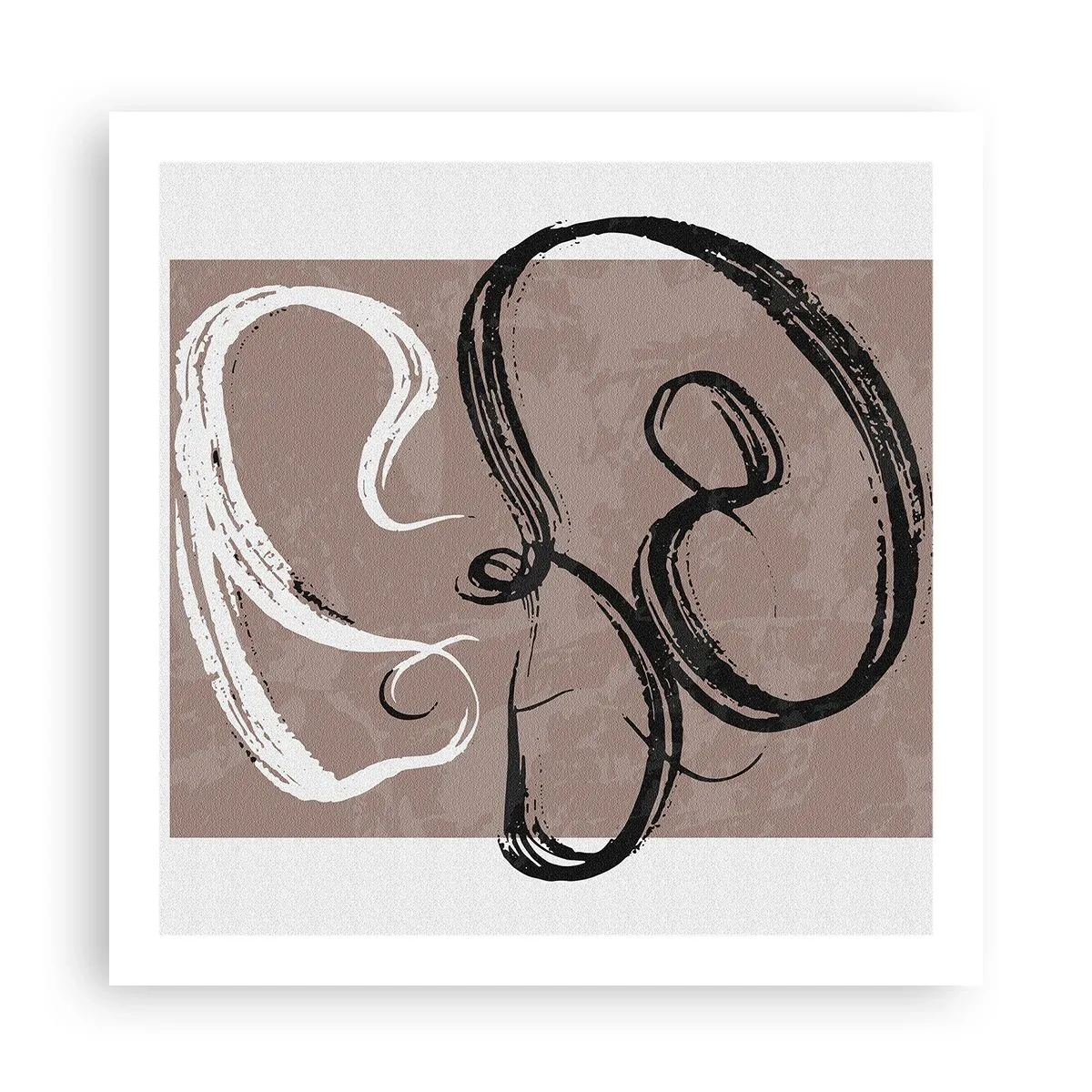 Plakat - Kompozycja – poszukiwanie pełni - 60x60 cm