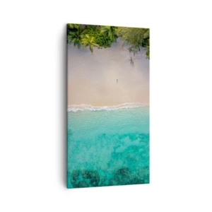 Obraz na płótnie - Rajska plaża - 45x80 cm
