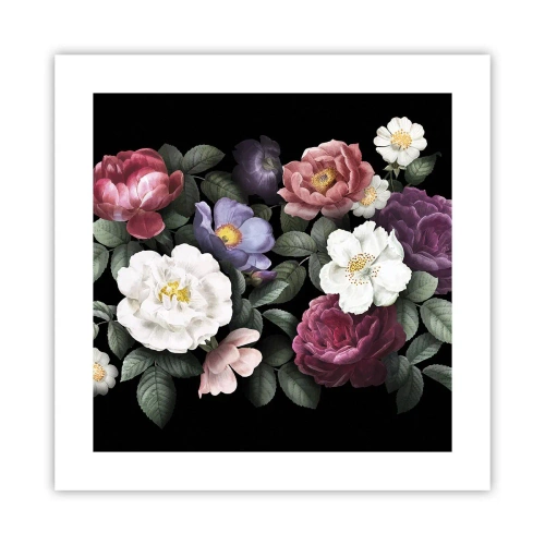 Plakat - Z angielskiego ogrodu - 40x40 cm