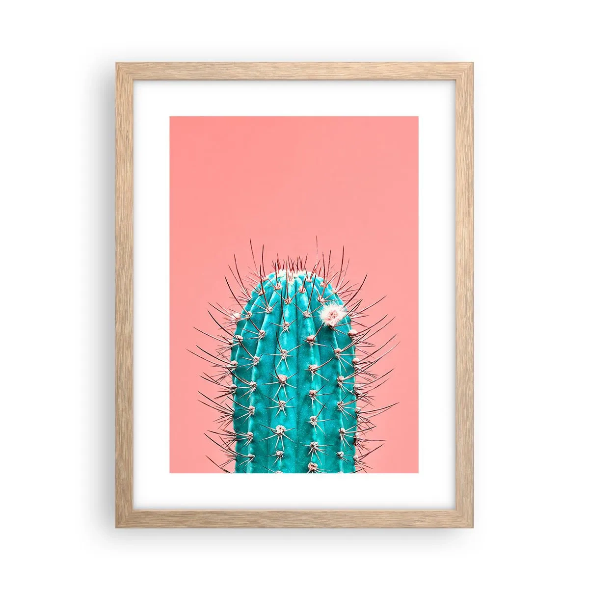 Plakat w ramie jasny dąb - Tylko patrz - 30x40 cm