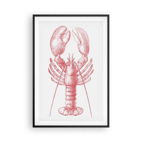 Plakat w czarnej ramie - Homar godny Homera - 61x91 cm