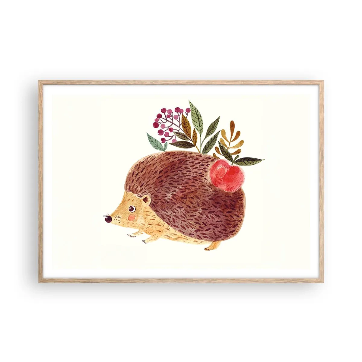 Plakat w ramie jasny dąb - I już mnie lubisz - 100x70 cm