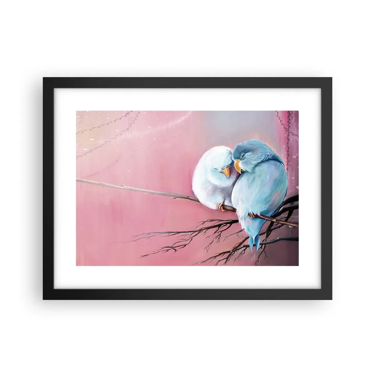 Plakat w czarnej ramie - Cóż tu dodać?… - 40x30 cm