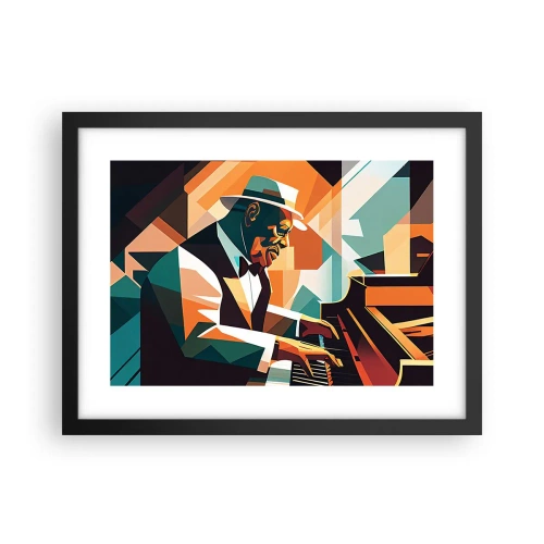Plakat w czarnej ramie - Cały ten jazz - 40x30 cm