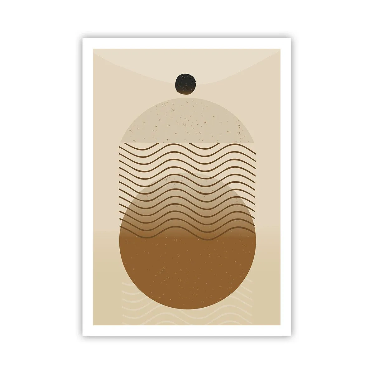 Plakat - O pochodzeniu figur geometrycznych - 70x100 cm