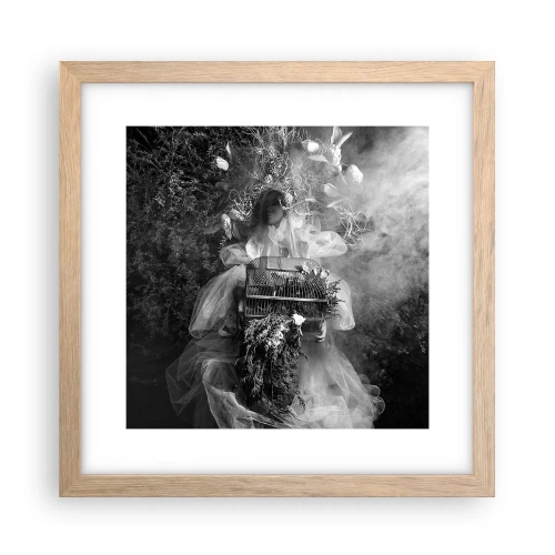 Plakat w ramie jasny dąb - Sama Matka – Natura - 30x30 cm