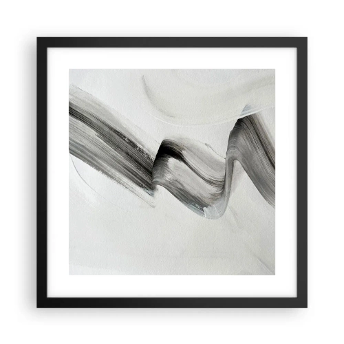 Plakat w czarnej ramie - Od niechcenia dla zabawy - 40x40 cm