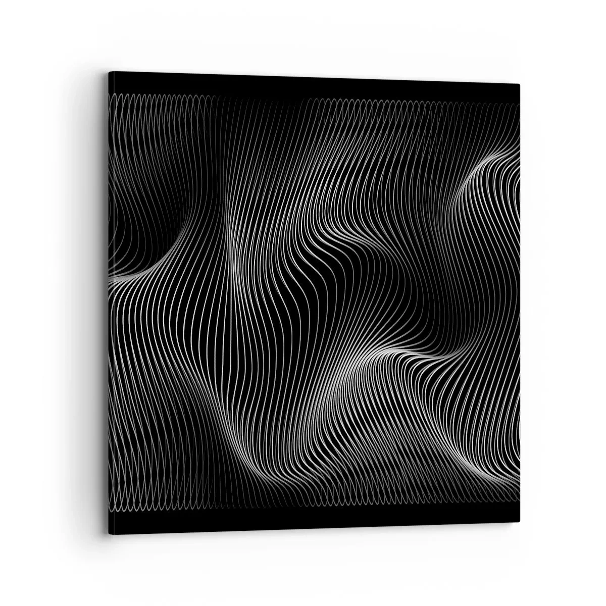 Obraz na płótnie - Taniec światła w przestrzeni - 70x70 cm